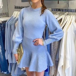 She+Sky Blue Sweater dress